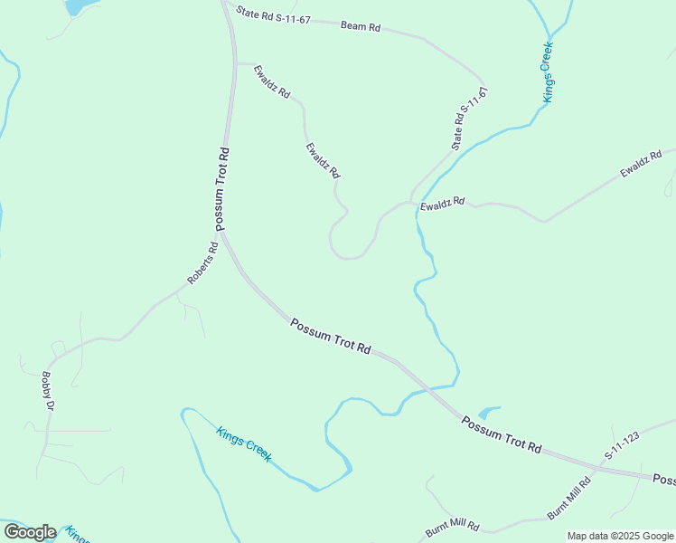 map of restaurants, bars, coffee shops, grocery stores, and more near 219 Possum Trot Road in Blacksburg