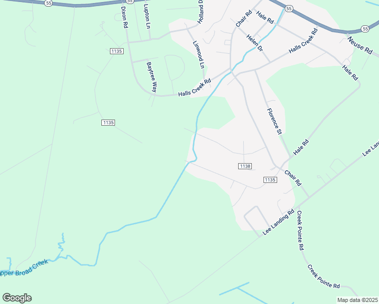 map of restaurants, bars, coffee shops, grocery stores, and more near 508 Longleaf Drive in New Bern