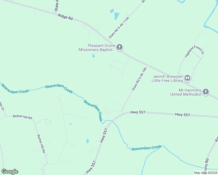 map of restaurants, bars, coffee shops, grocery stores, and more near 291 State Road S-46-186 in Clover