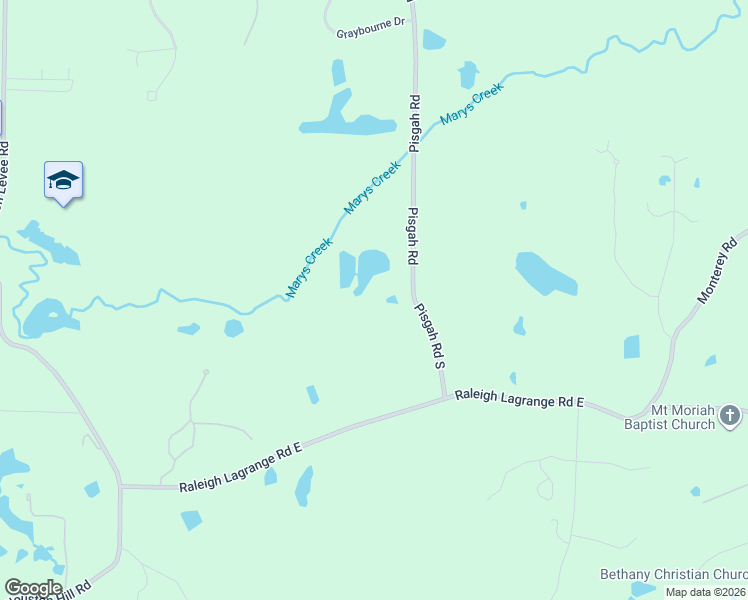 map of restaurants, bars, coffee shops, grocery stores, and more near 45 Pisgah Road South in Shelby