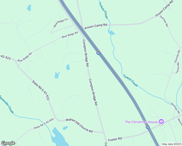 map of restaurants, bars, coffee shops, grocery stores, and more near 3890 Compton Bridge Road in Campobello