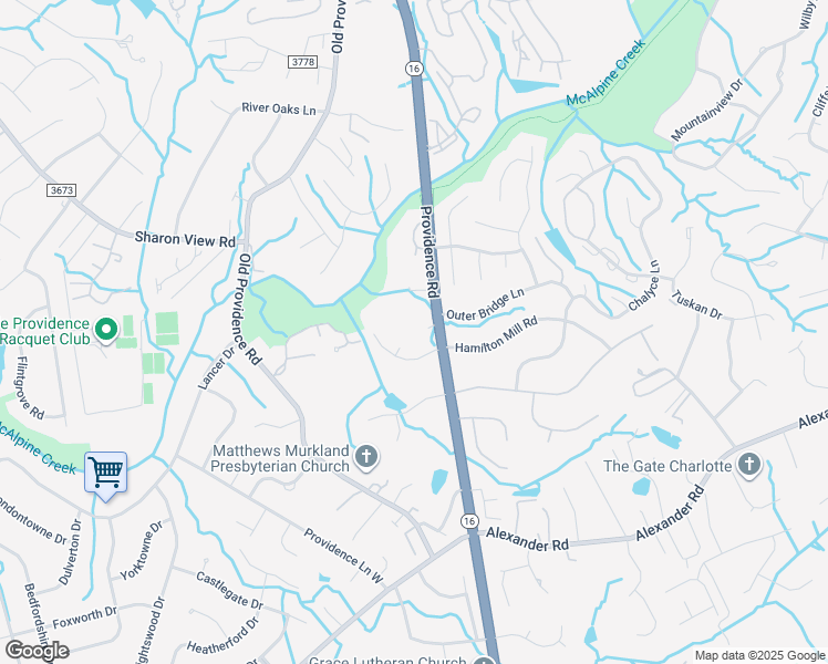 map of restaurants, bars, coffee shops, grocery stores, and more near in Charlotte