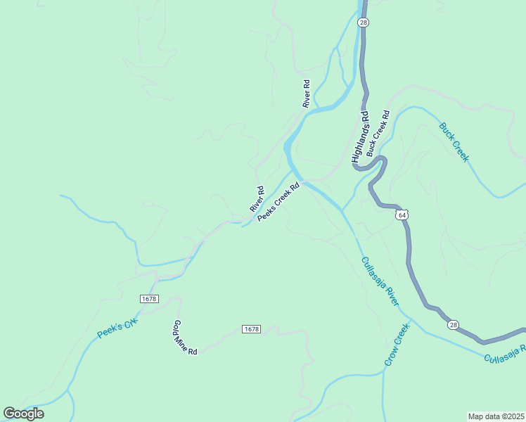 map of restaurants, bars, coffee shops, grocery stores, and more near Peeks Creek Road in Franklin