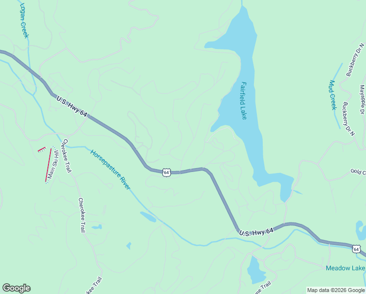 map of restaurants, bars, coffee shops, grocery stores, and more near 134 Round Hill Road in Sapphire