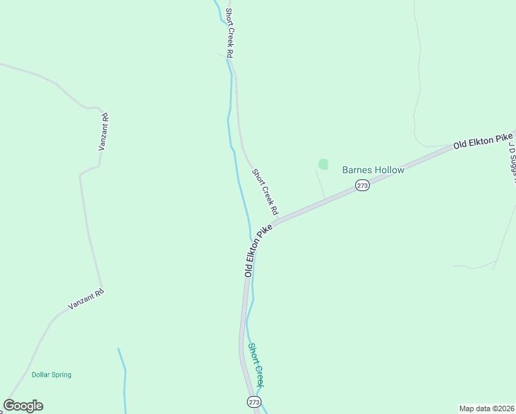 map of restaurants, bars, coffee shops, grocery stores, and more near 1 Short Creek Road in Dellrose