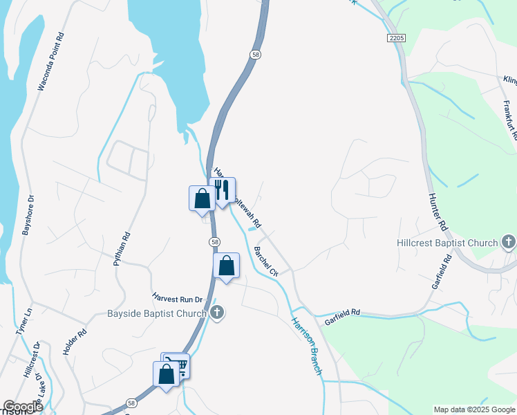 map of restaurants, bars, coffee shops, grocery stores, and more near 6714 Bradley Ln in Harrison