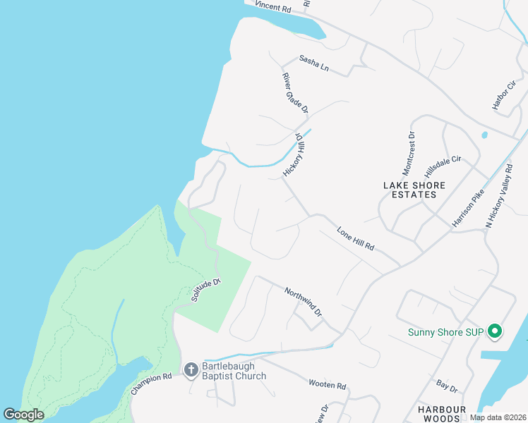 map of restaurants, bars, coffee shops, grocery stores, and more near 4945 Willow Lawn Drive in Chattanooga