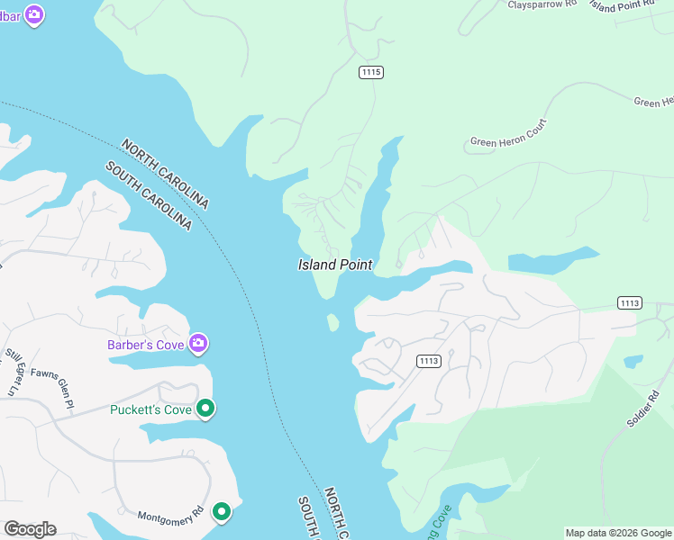 map of restaurants, bars, coffee shops, grocery stores, and more near 8412 Island Point Road in Charlotte