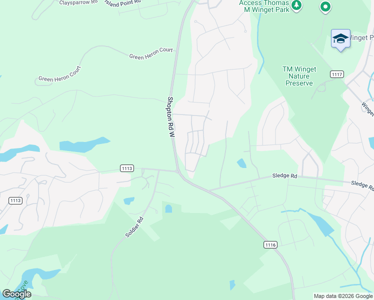 map of restaurants, bars, coffee shops, grocery stores, and more near 14201 Shopton Road West in Charlotte