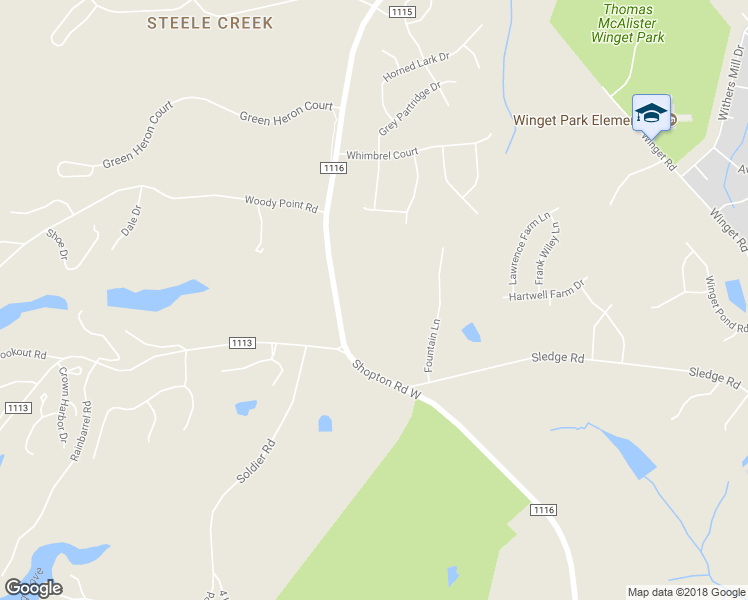 map of restaurants, bars, coffee shops, grocery stores, and more near 14201 Shopton Road West in Charlotte