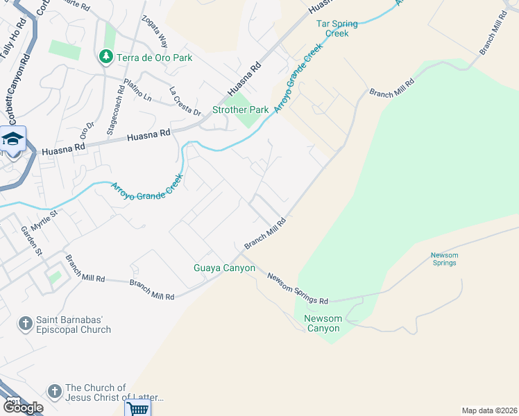 map of restaurants, bars, coffee shops, grocery stores, and more near 420 Coach Road in Arroyo Grande