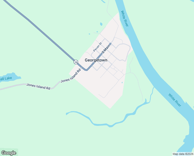 map of restaurants, bars, coffee shops, grocery stores, and more near 311 South 2nd Street in Georgetown