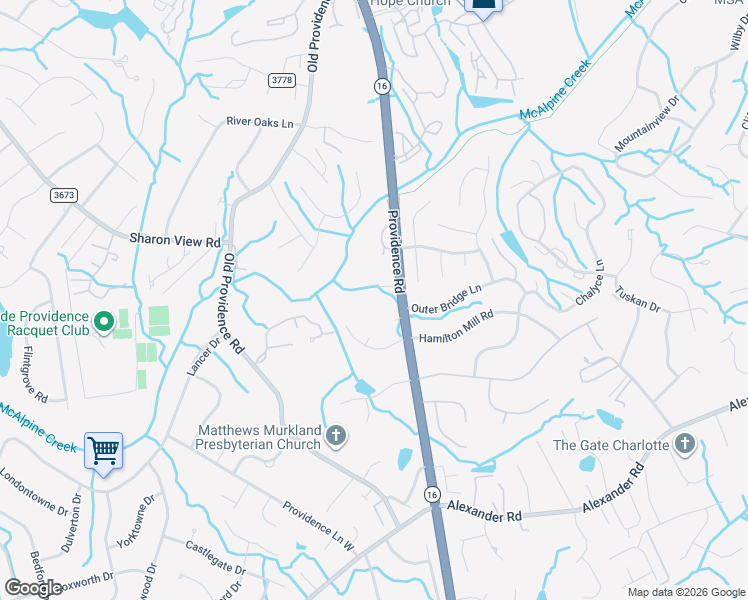 map of restaurants, bars, coffee shops, grocery stores, and more near in Charlotte