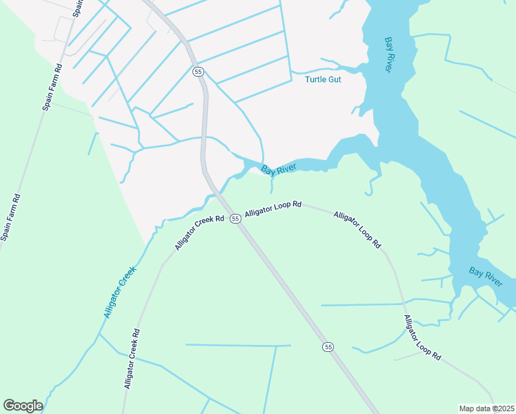 map of restaurants, bars, coffee shops, grocery stores, and more near 85 Alligator Loop Road in Merritt