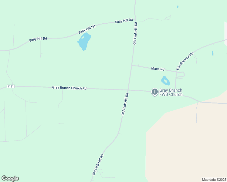 map of restaurants, bars, coffee shops, grocery stores, and more near 2147 Gray Branch Church Road in Deep Run