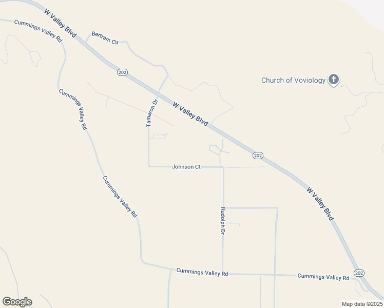 map of restaurants, bars, coffee shops, grocery stores, and more near 23400 Johnson Court in Tehachapi