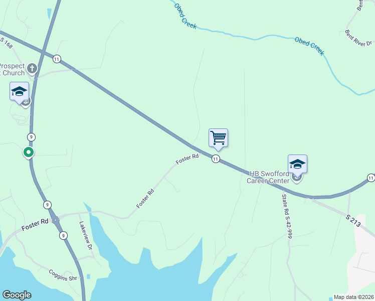 map of restaurants, bars, coffee shops, grocery stores, and more near 6015 South Carolina 11 in Inman