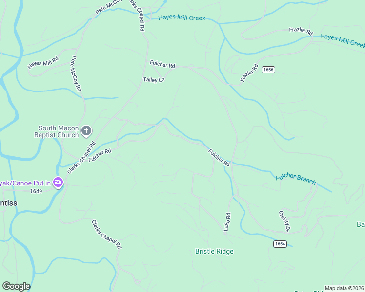 map of restaurants, bars, coffee shops, grocery stores, and more near 1058 Fulcher Road in Franklin