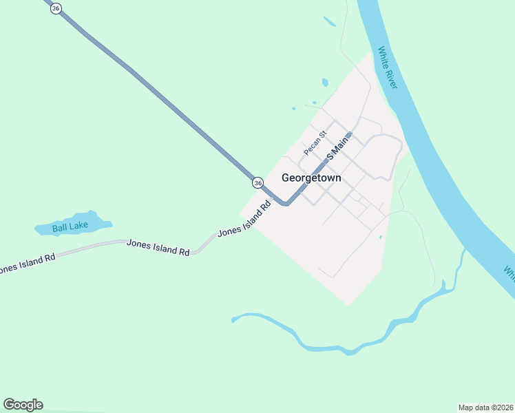 map of restaurants, bars, coffee shops, grocery stores, and more near 1305 Jones Island Road in Georgetown