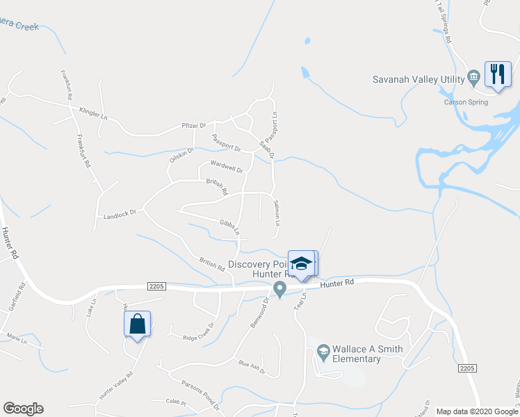 map of restaurants, bars, coffee shops, grocery stores, and more near 5963 Winnipeg Court in Ooltewah