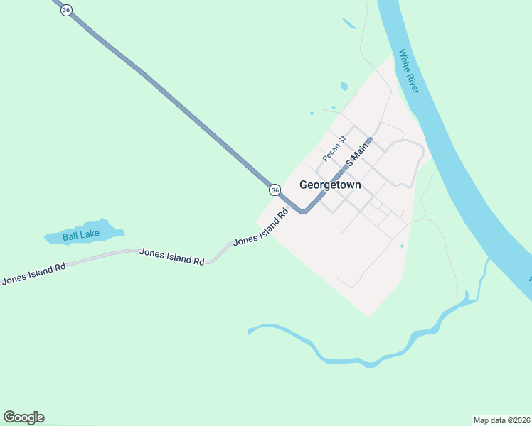 map of restaurants, bars, coffee shops, grocery stores, and more near 122 Jones Island Road in Griffithville