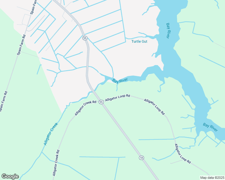 map of restaurants, bars, coffee shops, grocery stores, and more near 85 Alligator Loop Road in Merritt
