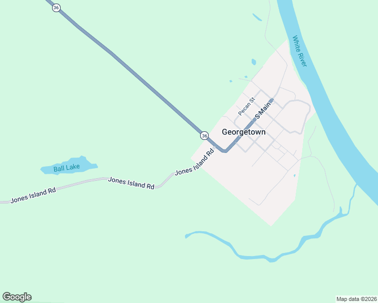 map of restaurants, bars, coffee shops, grocery stores, and more near 122 Jones Island Road in Griffithville