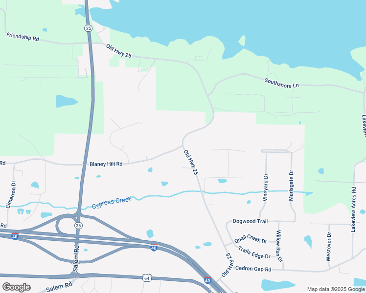 map of restaurants, bars, coffee shops, grocery stores, and more near 3740 Friendship Road in Conway