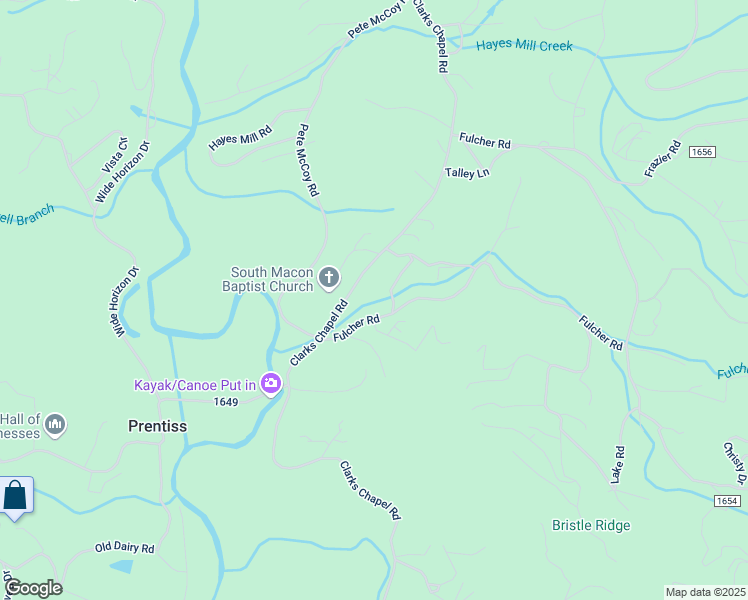 map of restaurants, bars, coffee shops, grocery stores, and more near 48 Fulcher Creek Road in Franklin