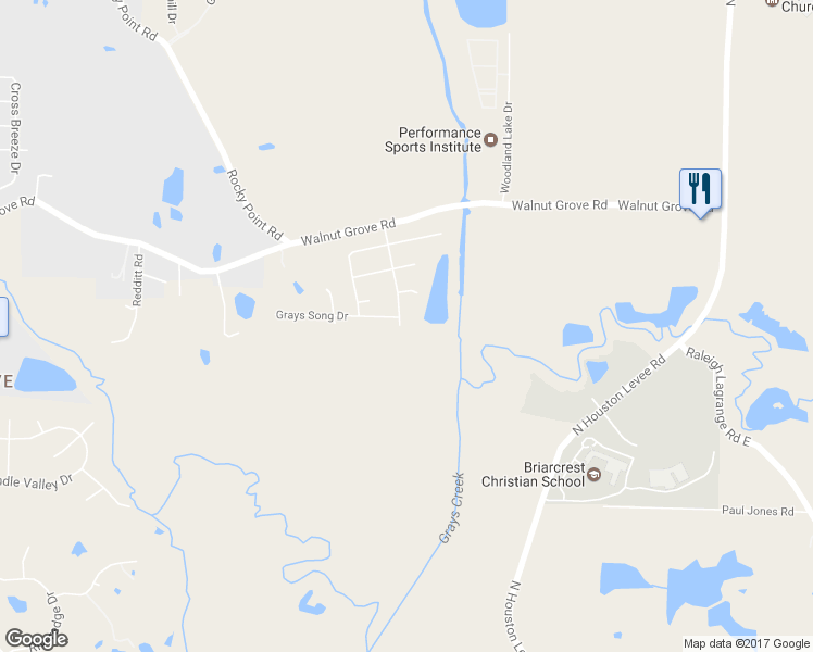 map of restaurants, bars, coffee shops, grocery stores, and more near 24 Grays Hollow Drive in Shelby County