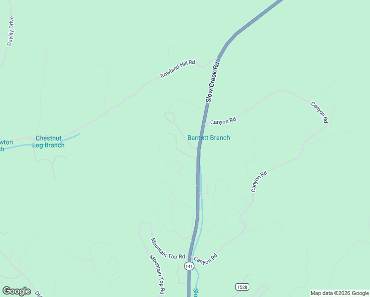 map of restaurants, bars, coffee shops, grocery stores, and more near 164 Slow Creek Drive in Marble