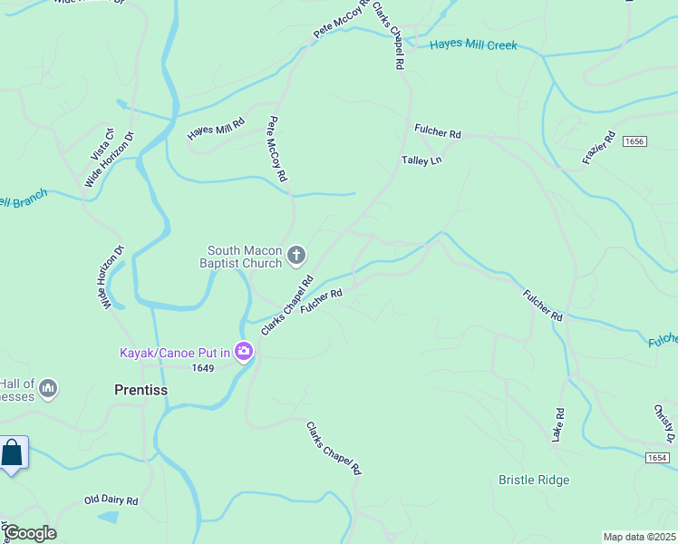 map of restaurants, bars, coffee shops, grocery stores, and more near 48 Fulcher Creek Road in Franklin