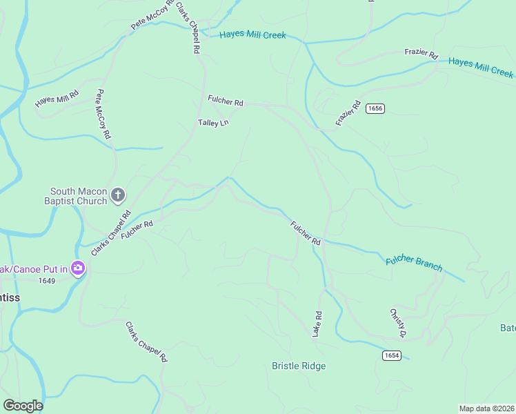 map of restaurants, bars, coffee shops, grocery stores, and more near 1058 Fulcher Road in Franklin