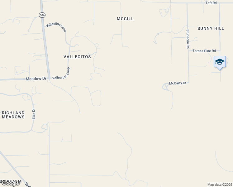 map of restaurants, bars, coffee shops, grocery stores, and more near 96 Kings Road in Sandia Park