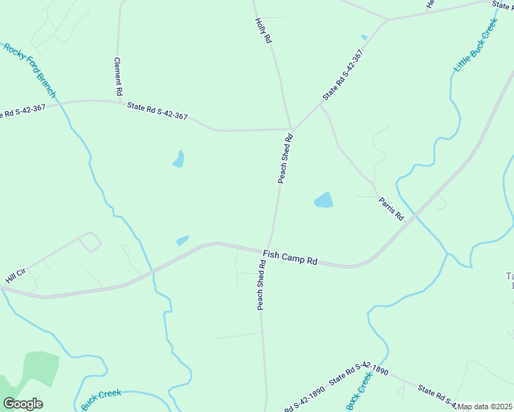 map of restaurants, bars, coffee shops, grocery stores, and more near 552 Peach Shed Road in Chesnee