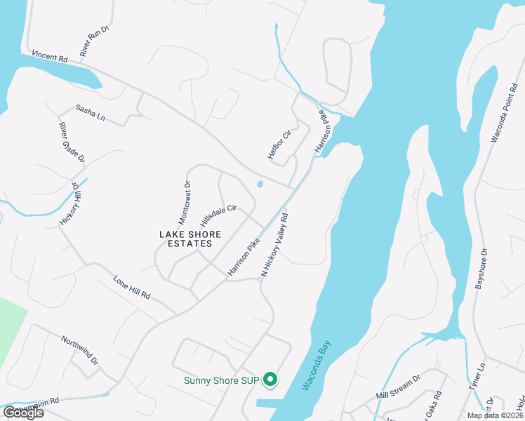 map of restaurants, bars, coffee shops, grocery stores, and more near 5030 Montcrest Drive in Chattanooga