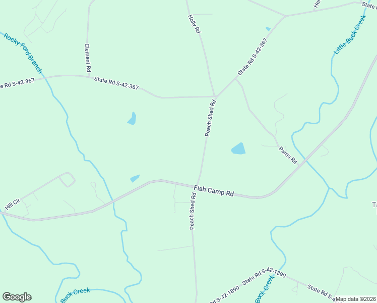 map of restaurants, bars, coffee shops, grocery stores, and more near 552 Peach Shed Road in Chesnee