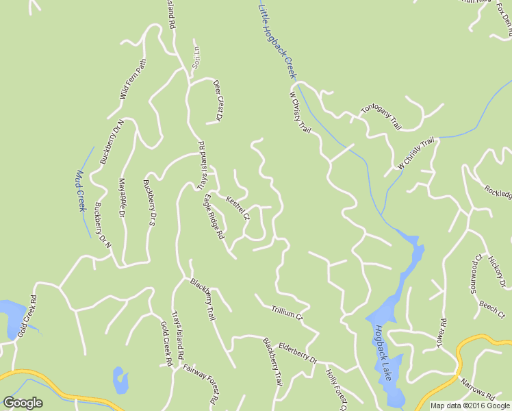 map of restaurants, bars, coffee shops, grocery stores, and more near 57 Birdnest Road in Sapphire