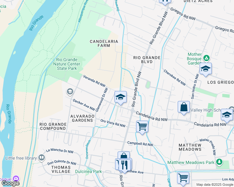 2514 Veranda Road Northwest, Albuquerque NM Walk Score