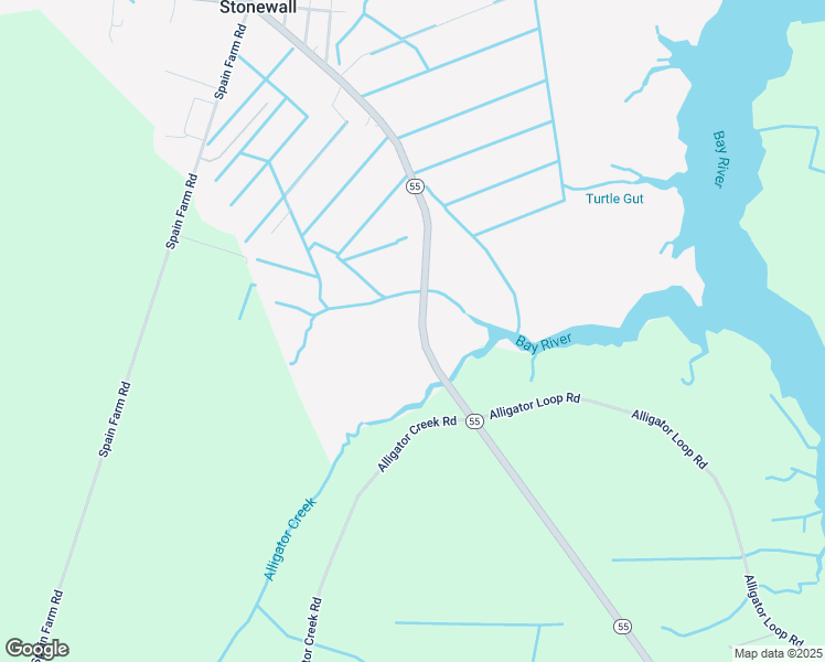 map of restaurants, bars, coffee shops, grocery stores, and more near 17218 North Carolina 55 in Merritt