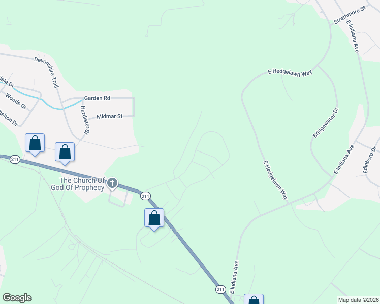 map of restaurants, bars, coffee shops, grocery stores, and more near 911 Misty Creek Drive in Aberdeen