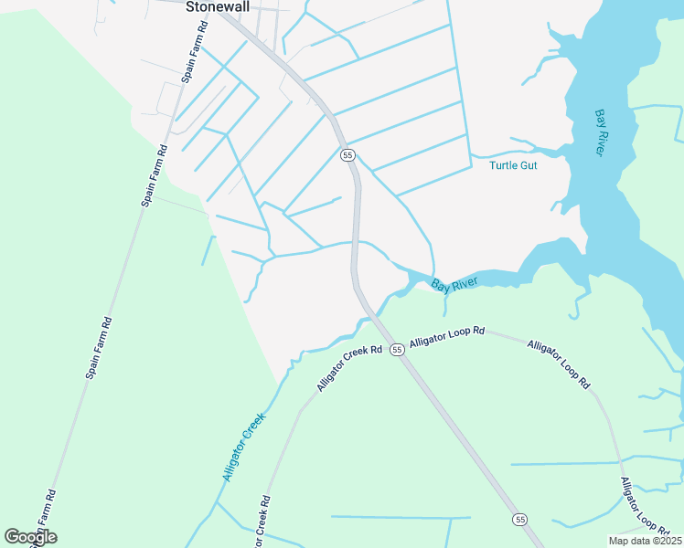 map of restaurants, bars, coffee shops, grocery stores, and more near 17218 North Carolina 55 in Merritt