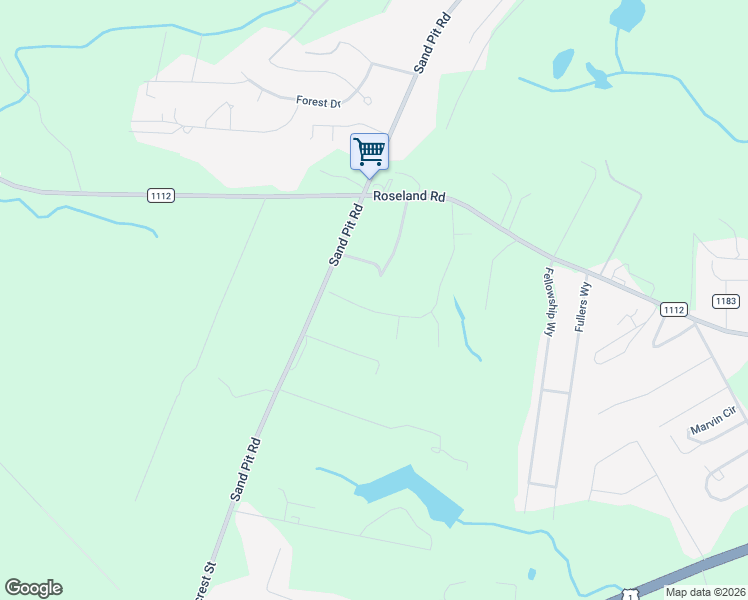 map of restaurants, bars, coffee shops, grocery stores, and more near 167 Spring Meadows Drive in Aberdeen