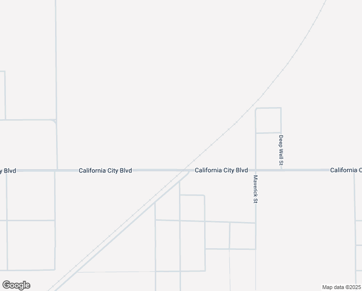 map of restaurants, bars, coffee shops, grocery stores, and more near California City Boulevard in Mojave