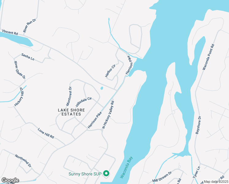 map of restaurants, bars, coffee shops, grocery stores, and more near 6631 Harrison Pike in Chattanooga