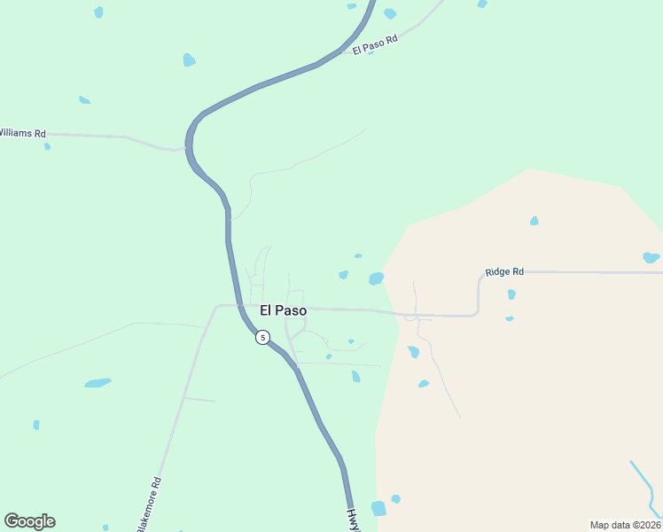 map of restaurants, bars, coffee shops, grocery stores, and more near 1582 Ridge Road in El Paso