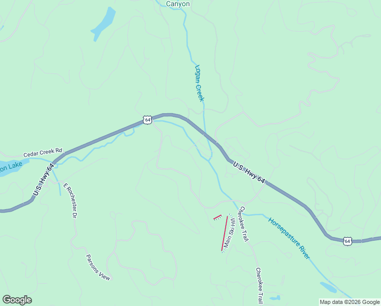 map of restaurants, bars, coffee shops, grocery stores, and more near 620 Sapphire Valley Road in Cashiers