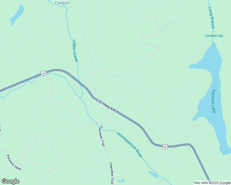 map of restaurants, bars, coffee shops, grocery stores, and more near 388 Scotch Highlands Loop in Sapphire
