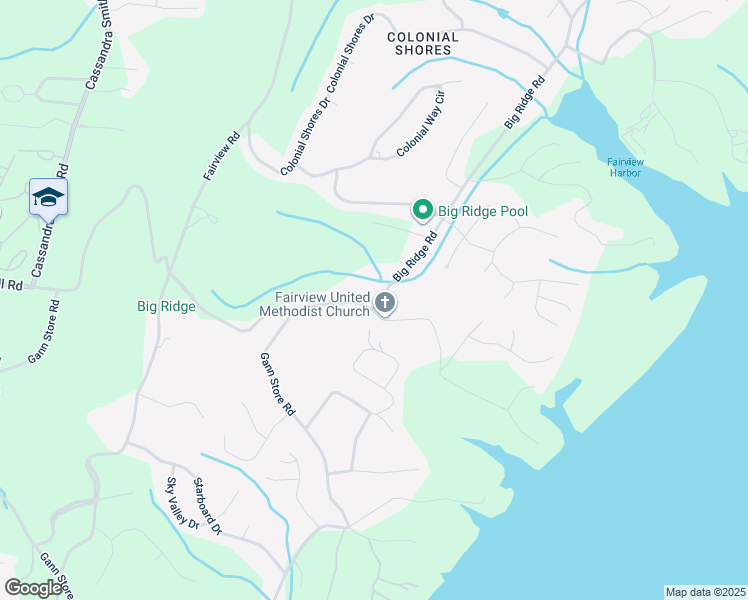 map of restaurants, bars, coffee shops, grocery stores, and more near 6450 Big Ridge Road in Chattanooga