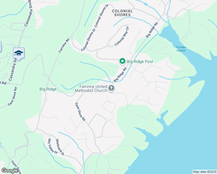 map of restaurants, bars, coffee shops, grocery stores, and more near 6450 Big Ridge Road in Chattanooga